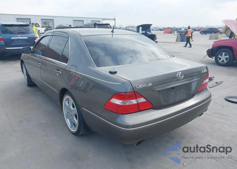 2004 Lexus Ls 430 z USA, uszkodzony, nr VIN JTHBN36F340157937